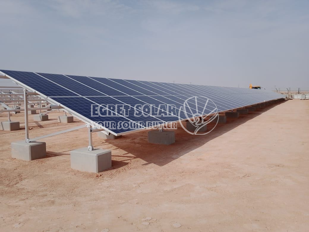 300KW Solar Ground Mounting Structure ຕິດຕັ້ງໃນ UAE