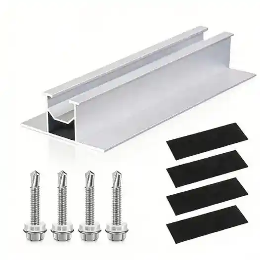 Solar Mini Rail Metal Mounting System