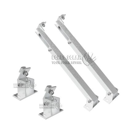 ກະດານແສງອາທິດ Mount Adjustable Brackets ມີຂາຫລັງດ້ານຫນ້າ